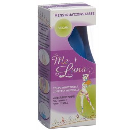 ME LUNA Coupe menstruelle Classic L anneau bleu