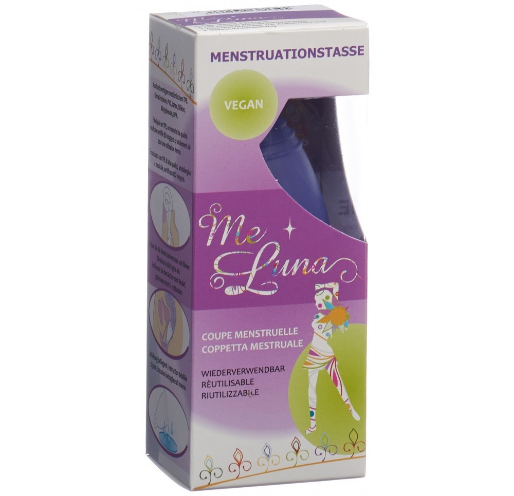 ME LUNA Coupe menstruelle Sport M bleu-violet