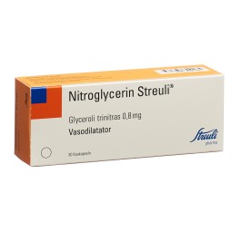 NITROGLYCERINE Streuli caps croquer 0.8 mg 30 pce