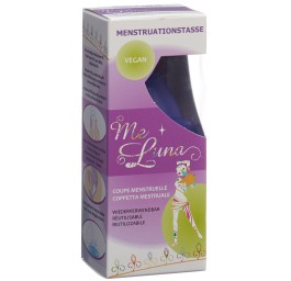 ME LUNA Coupe menstruelle Sport Shorty XL bleu-vio