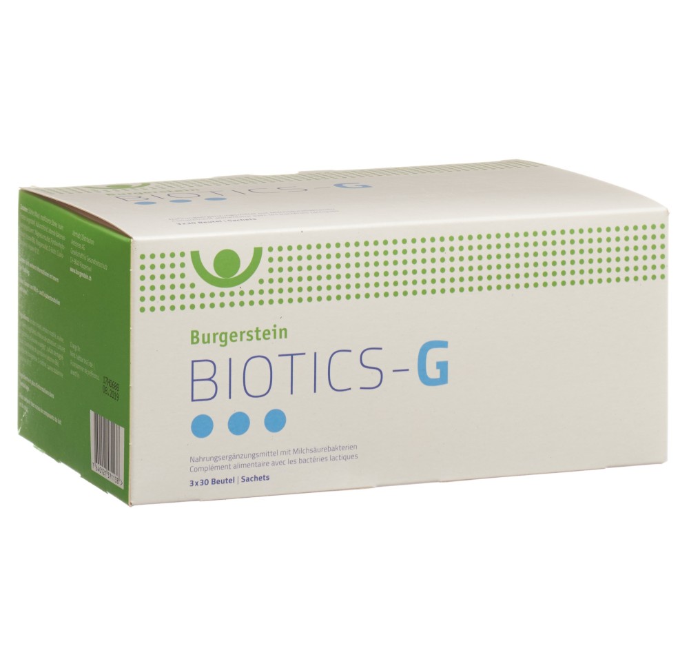 BURGERSTEIN Biotics-G pdr 3 x 30 pce