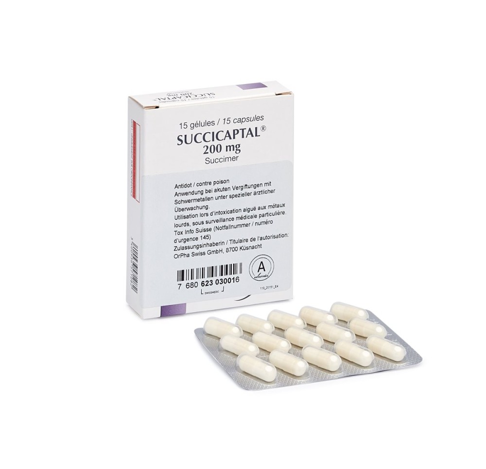 SUCCICAPTAL caps 200 mg 15 pce SUCCICAPTAL caps 200 mg 15 pce