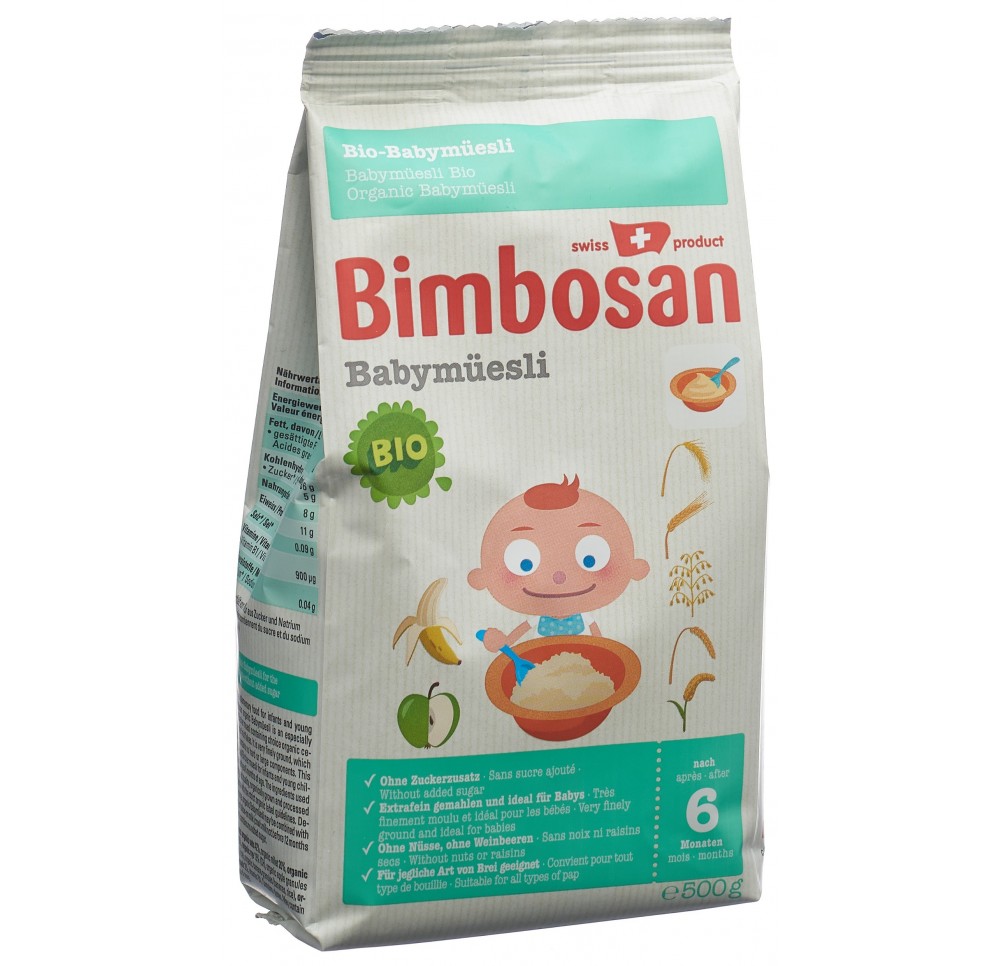 BIMBOSAN Bio Babymüesli sach 500 g