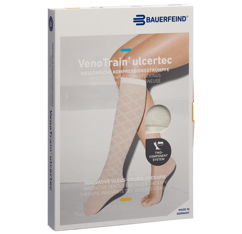 BAUERFEIND VT Ulcertec sous-bas Mod AD L ns pf bl