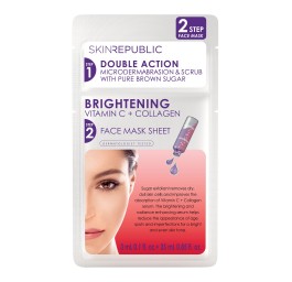 SKIN REPUBLIC 2 Step Brigh Vit C+Collag Mask 25 ml