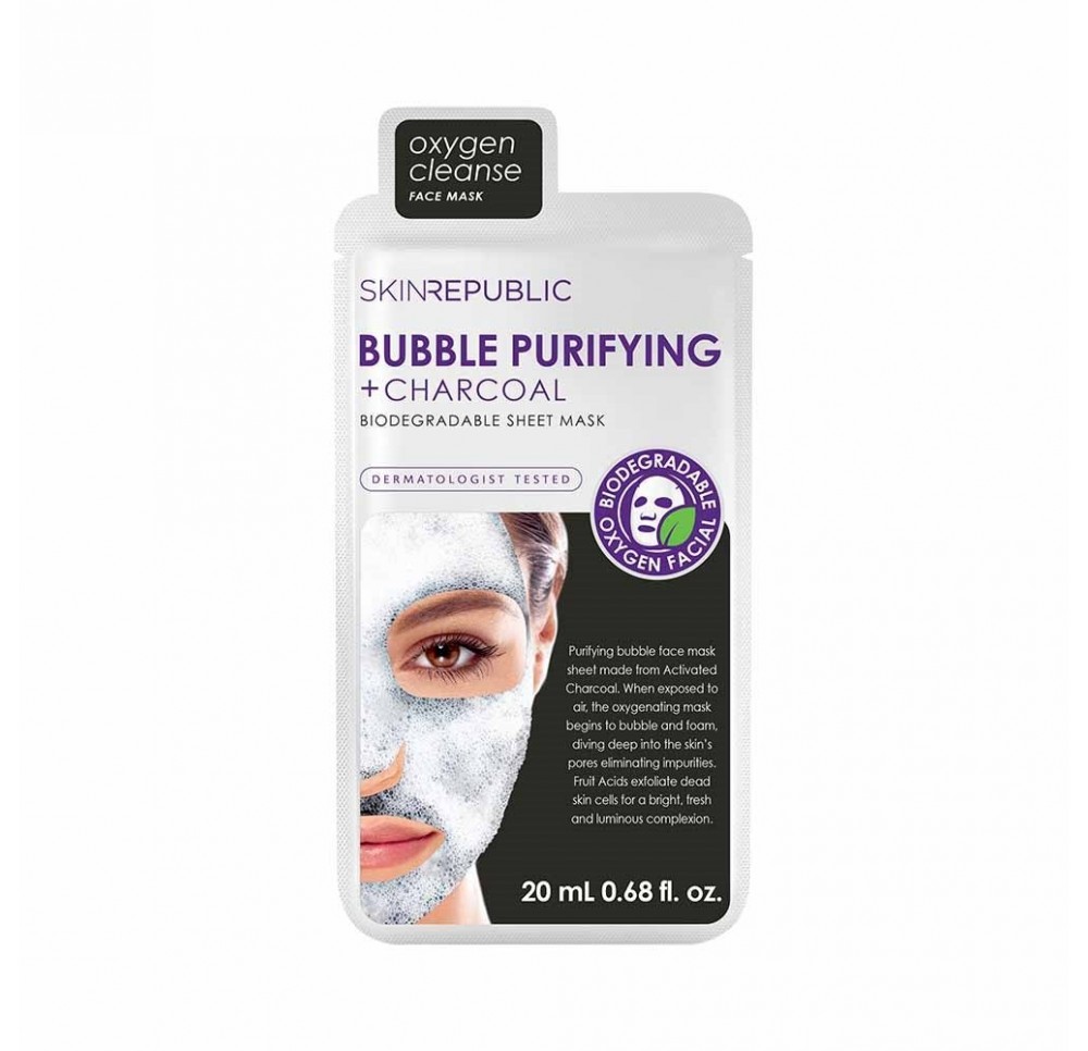 SKIN REPUBLIC Bubble Purify Charco Face Mask 25 ml