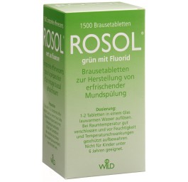 ROSOL Fluorure comprimés effervesce 1500 pce