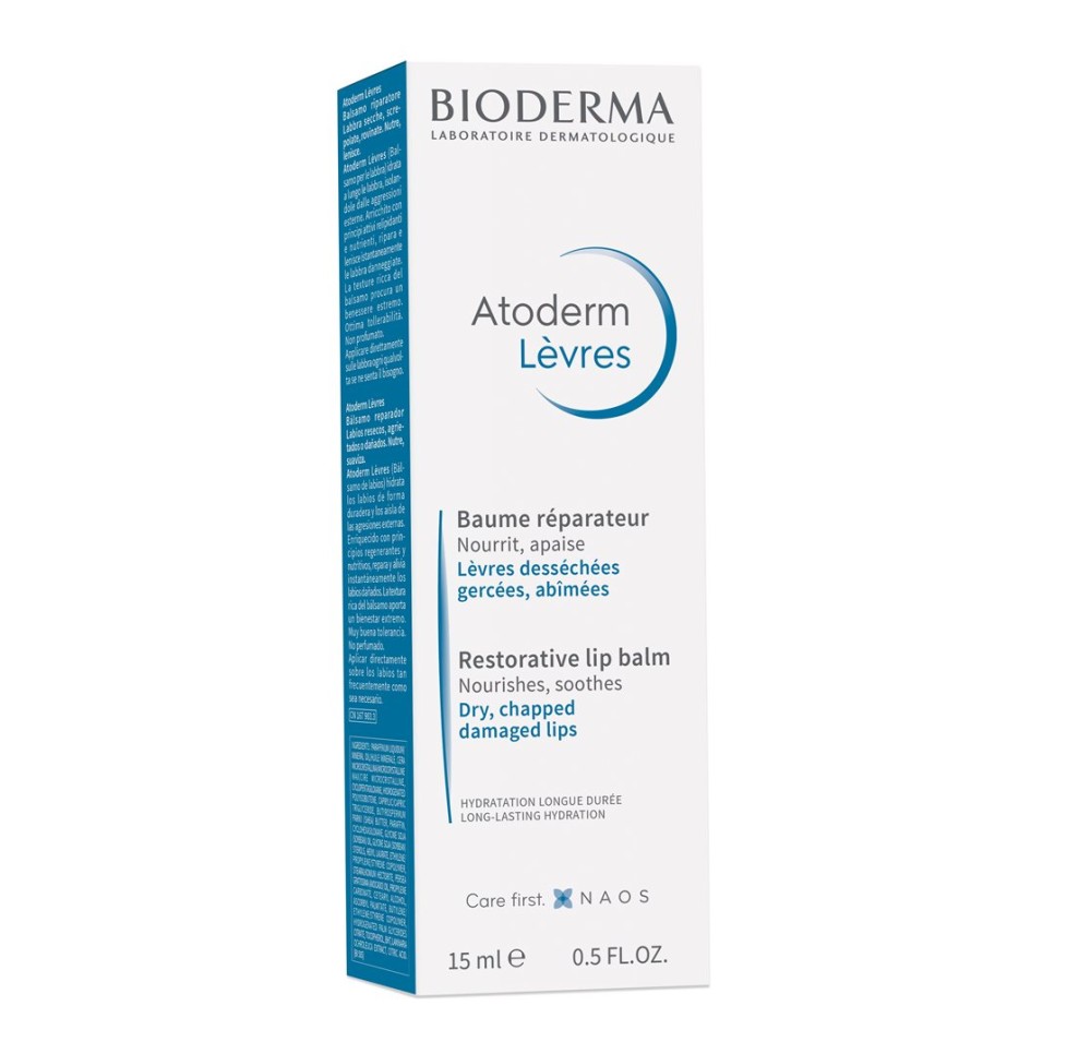 BIODERMA Atoderm lèvres baume réparateur tb 15 ml