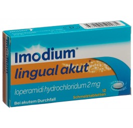 IMODIUM lingual aiguë cpr orodisp 2 mg 12 pce