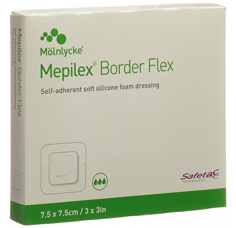 MEPILEX Border Flex 7.5x7.5cm 5 pce