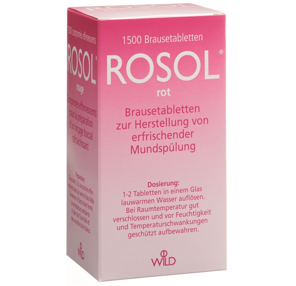 ROSOL comprimés effervesce 1500 pce ROSOL comprimés effervesce 1500 pce