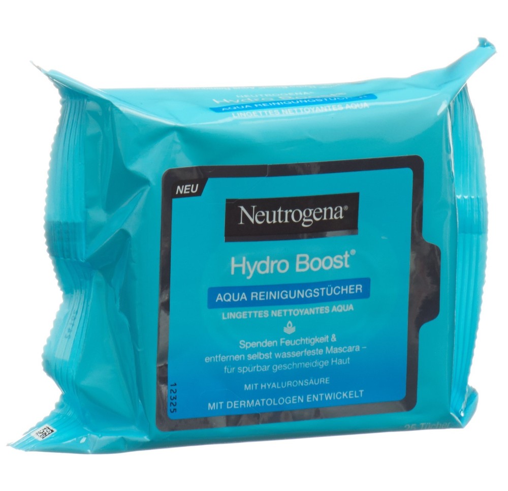 NEUTROGENA Hydro Boost Aqua lingett nettoy 25 pce NEUTROGENA Hydro Boost Aqua lingett nettoy 25 pce