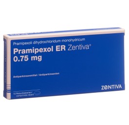 PRAMIPEXOL ER Zentiva cpr ret 0.75 mg 10 pce