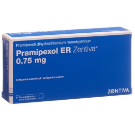 PRAMIPEXOL ER Zentiva cpr ret 0.75 mg 30 pce