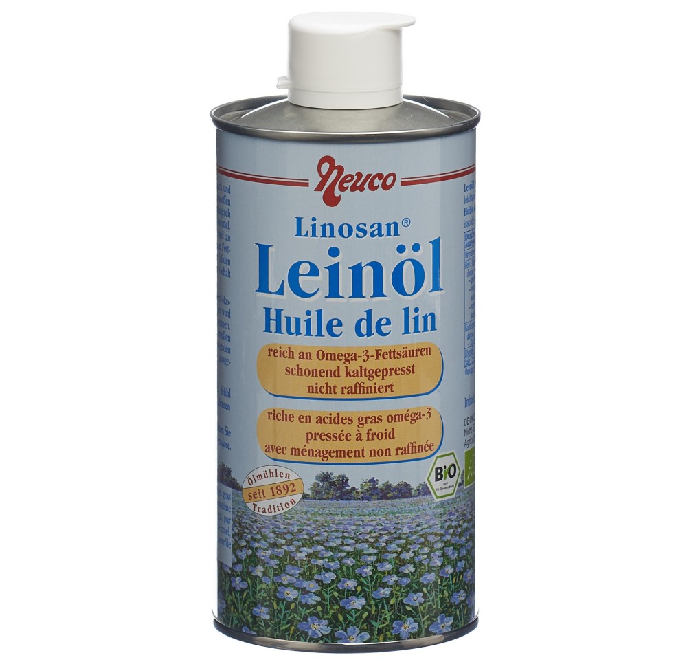 NEUCO huile de lin non raffinée bio bte 500 ml NEUCO huile de lin non raffinée bio bte 500 ml