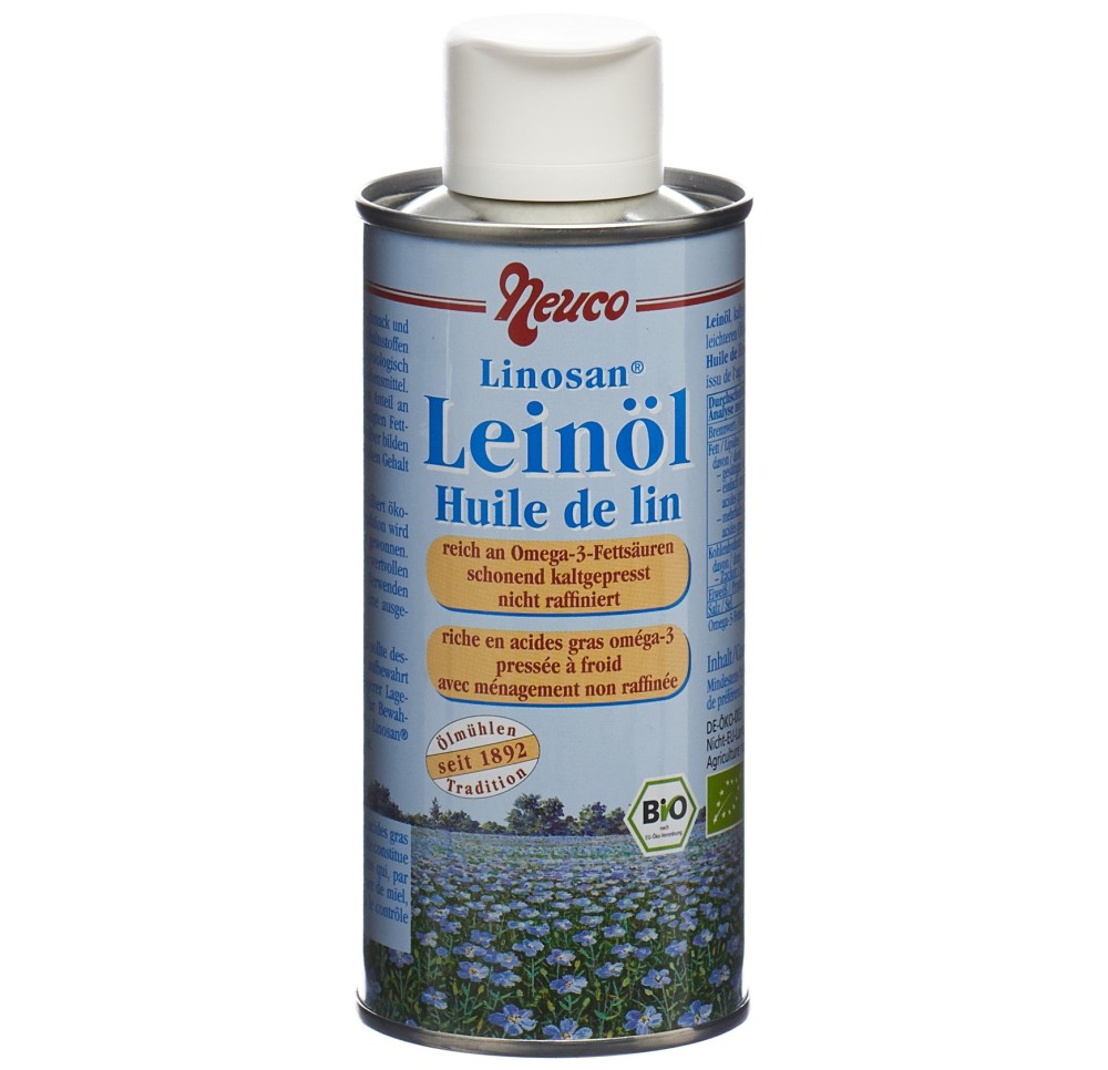NEUCO huile de lin non raffinée bio bte 250 ml