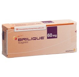 BRILIQUE cpr pell 60 mg 56 pce