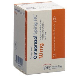 OMEPRAZOLE Spirig HC caps 10 mg bte 28 pce