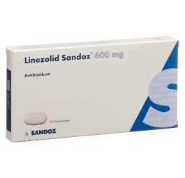 LINEZOLIDE Sandoz cpr pell 600 mg 10 pce