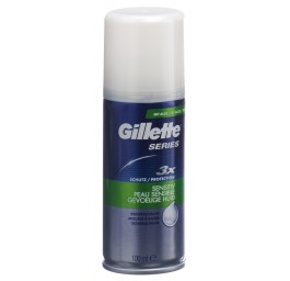 GILLETTE Sensitive mousse à raser mini 100 ml