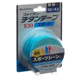 PHITEN Aquatitan Tape X30 sport 5cmx4.5m élas bleu