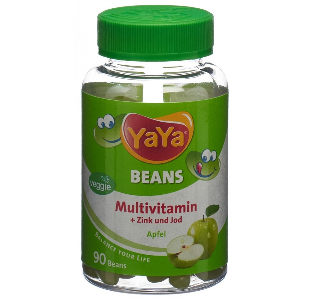 YAYABEANS multivitamines pommes s gélatine 90 pce