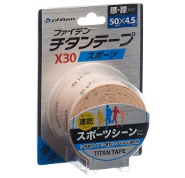 PHITEN Aquatitan Tape X30 sport 5cmx4.5m élas beig