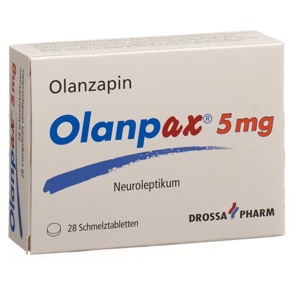 OLANPAX cpr orodisp 5 mg 28 pce OLANPAX cpr orodisp 5 mg 28 pce