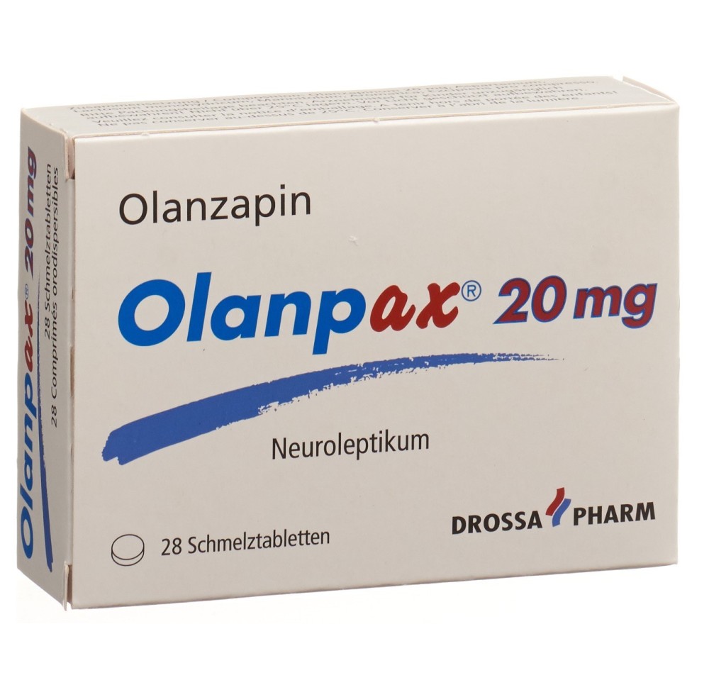 OLANPAX cpr orodisp 20 mg 28 pce OLANPAX cpr orodisp 20 mg 28 pce