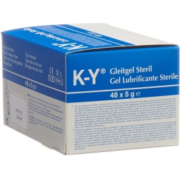 K Y Gelee lubrifiant stérile 48 x 5 g