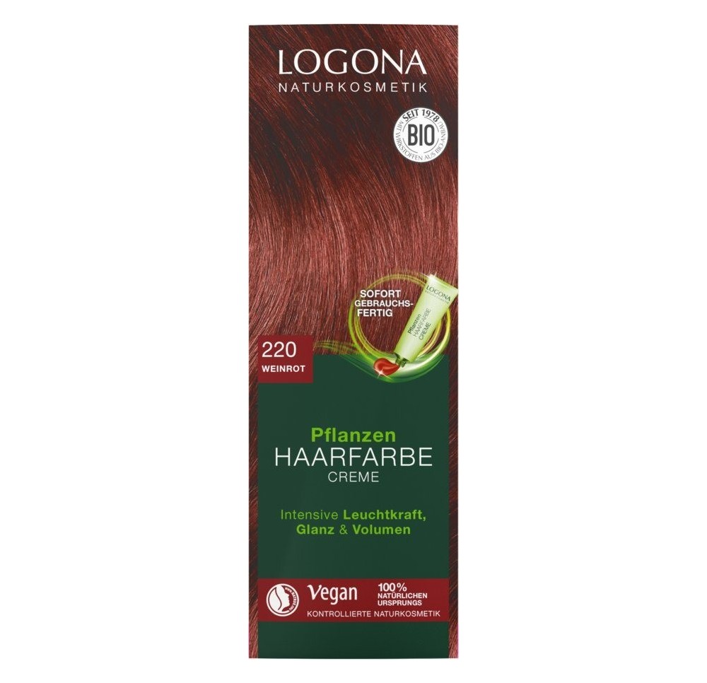 LOGONA Crème colorante 220 lie de vin tb 150 ml