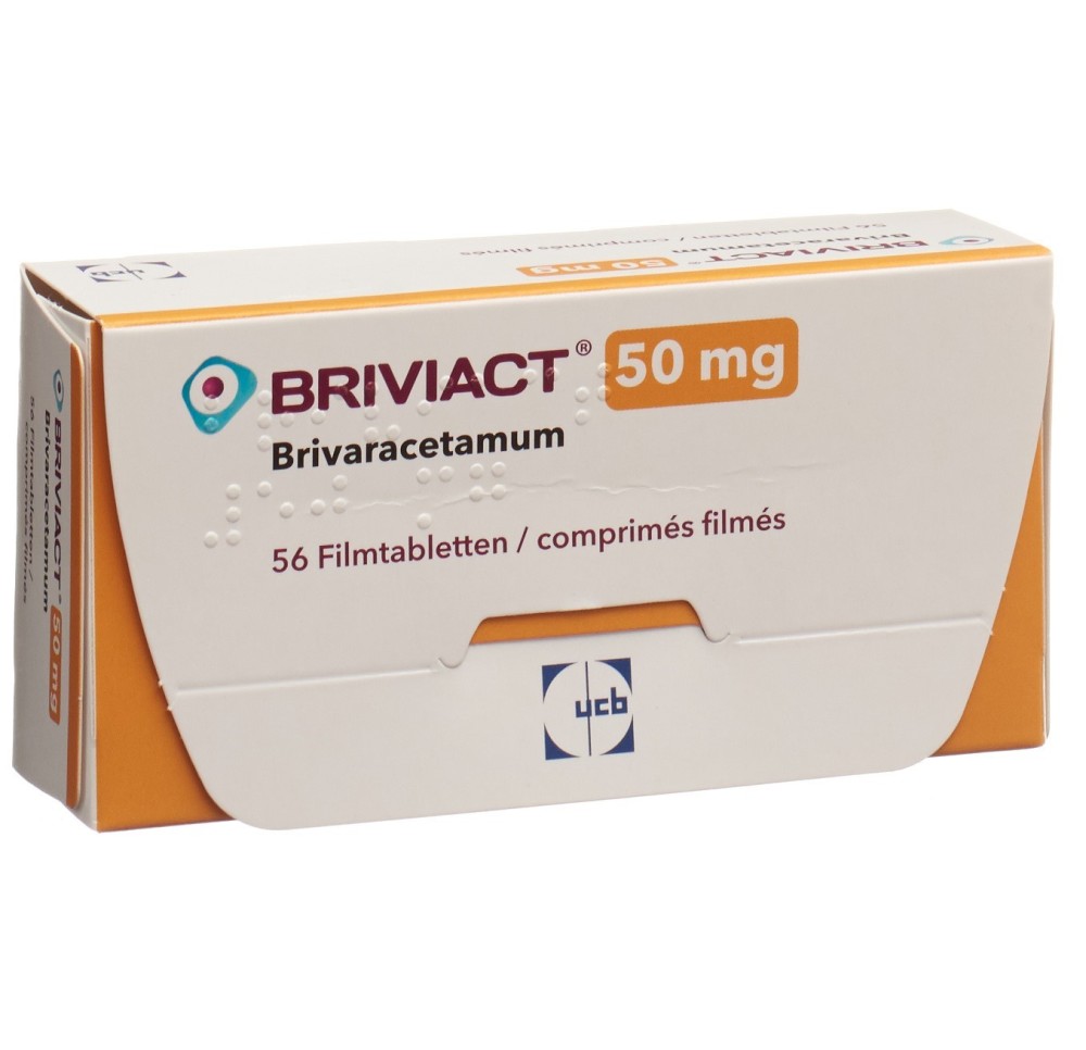 BRIVIACT cpr pell 50 mg 56 pce BRIVIACT cpr pell 50 mg 56 pce