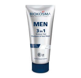 BIOKOSMA MEN 3 in 1 Shower&Shamp&Face 200 ml