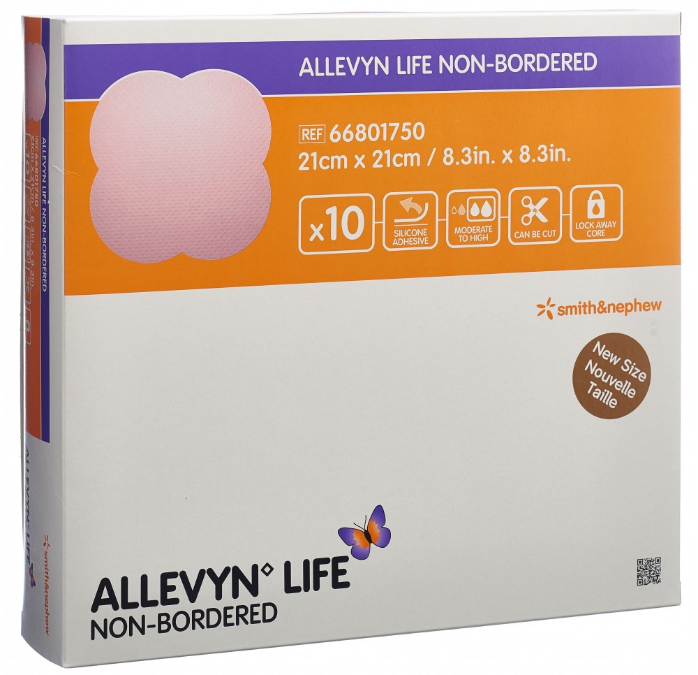 ALLEVYN LIFE Non-Bordered 21x21cm 10 pce