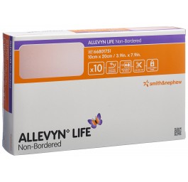 ALLEVYN LIFE Non-Bordered 10x20cm 10 pce