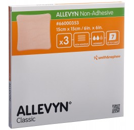 ALLEVYN NON-ADH pansement 15x15cm 3 pce