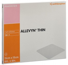 ALLEVYN THIN pansement adhésif 15x15cm 3 pce