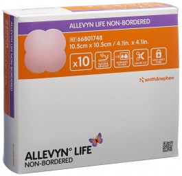 ALLEVYN LIFE Non-Bordered 10.5x10.5cm 10 pce