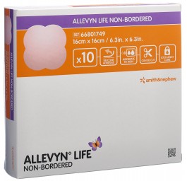 ALLEVYN LIFE Non-Bordered 16x16cm 10 pce