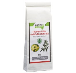 NATURATREND Bio Hanfblüten-Lindenblüten-Tee 50 g