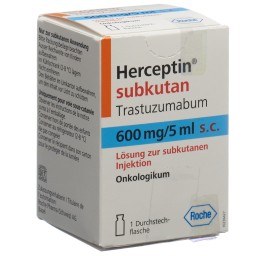 HERCEPTIN sol inj 600 mg/5ml sous-cutané flac