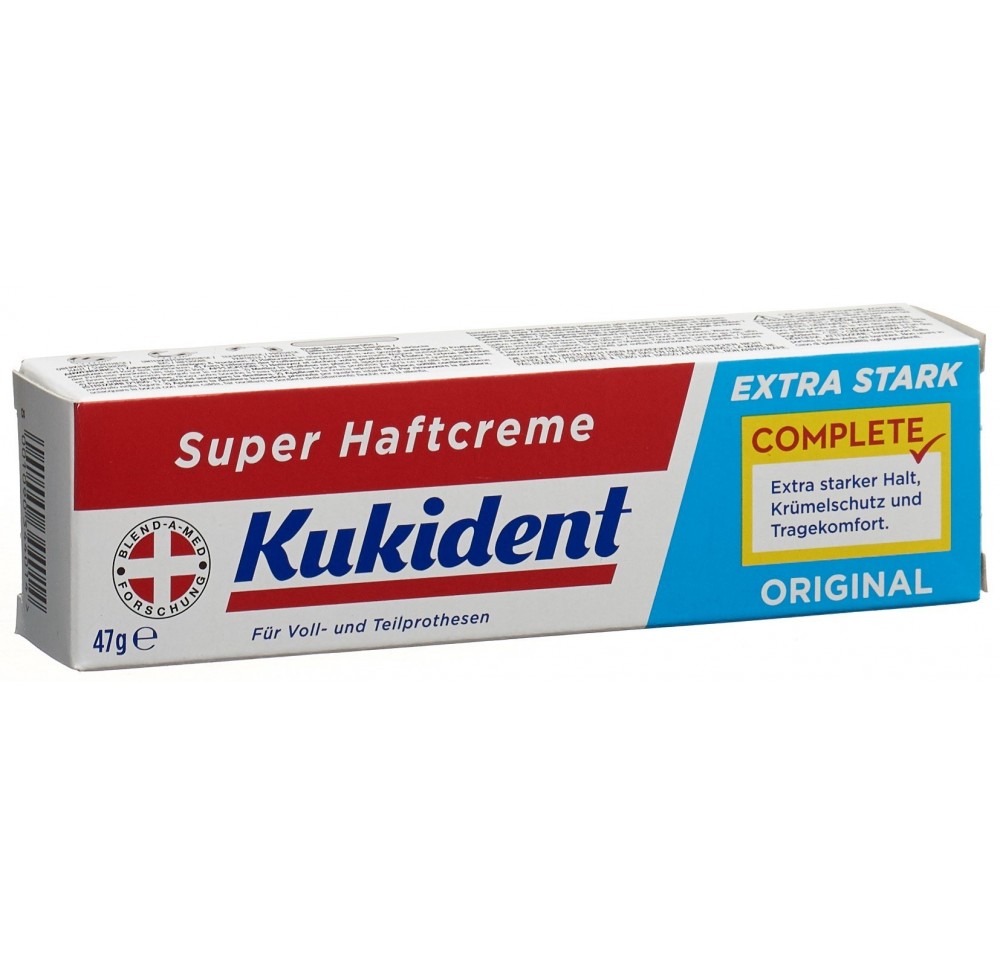 KUKIDENT crème super adhésive ext forte regul 47 g