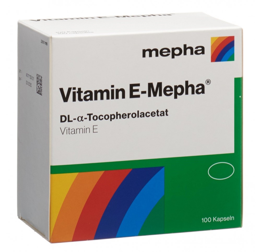 VITAMIN E Mepha caps 100 pce