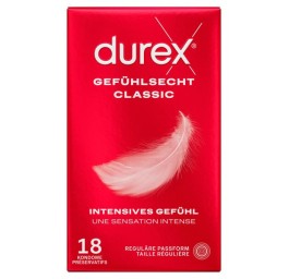 DUREX préservatif sensoriel classic 18 pce