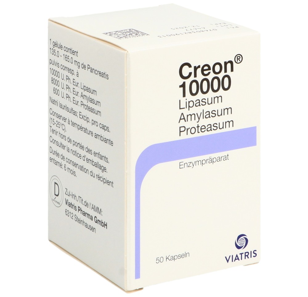 CREON 10000 caps bte 50 pce CREON 10000 caps bte 50 pce