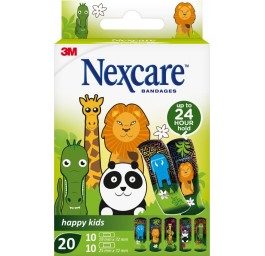 3M NEXCARE pansement enf Happy Kids Animals 20 pce