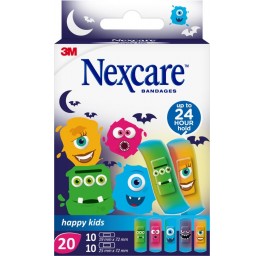 3M NEXCARE pansement enf Happy Kids Monster 20 pce