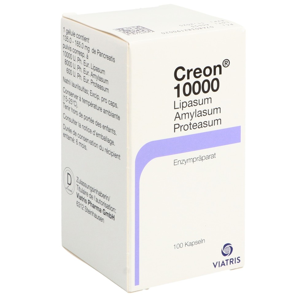 CREON 10000 caps bte 100 pce