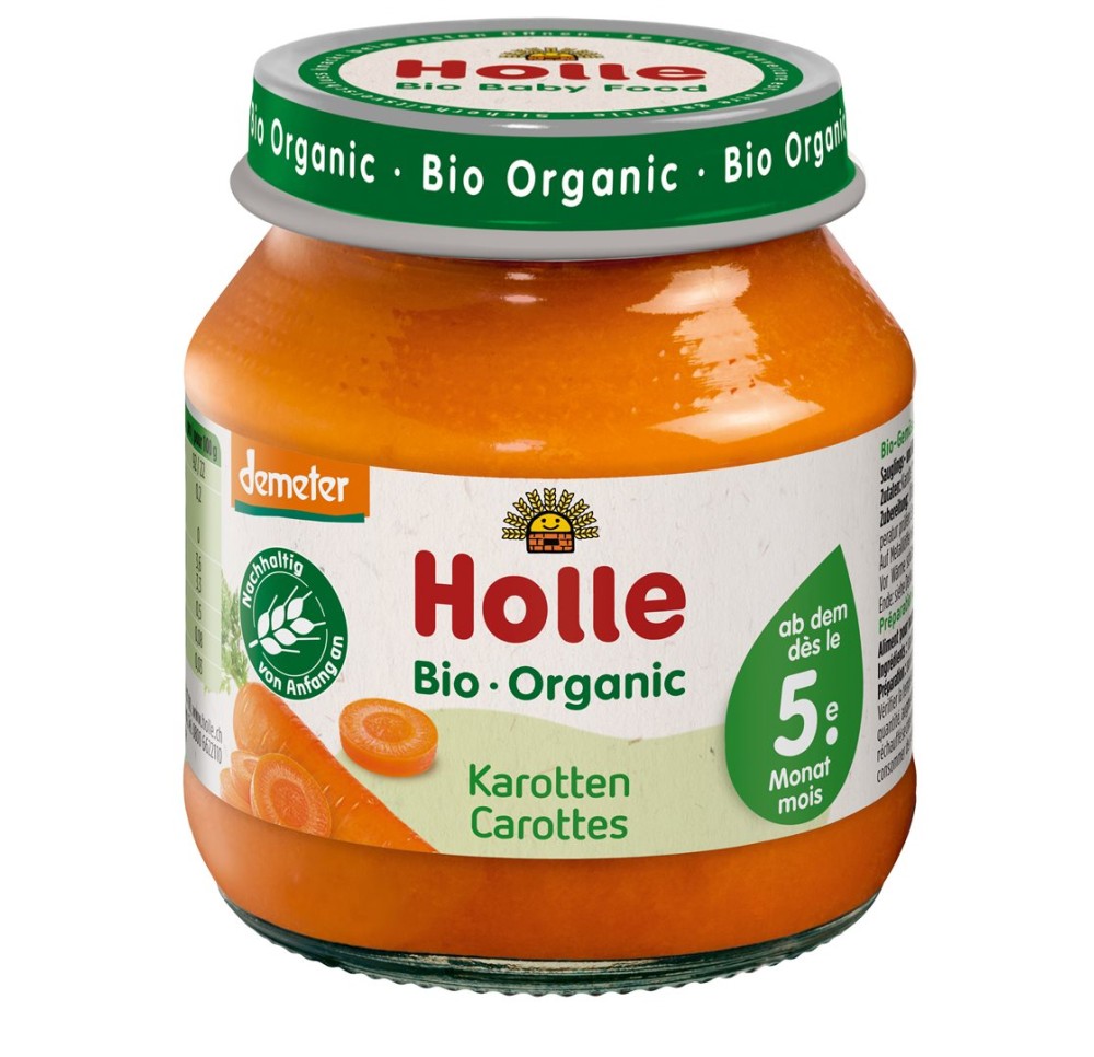 HOLLE carottes bio 125 g HOLLE carottes bio 125 g