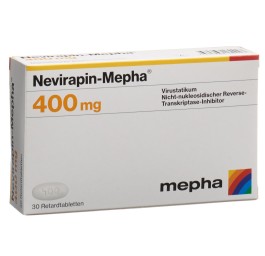 NEVIRAPIN Mepha cpr ret 400 mg blist 30 pce